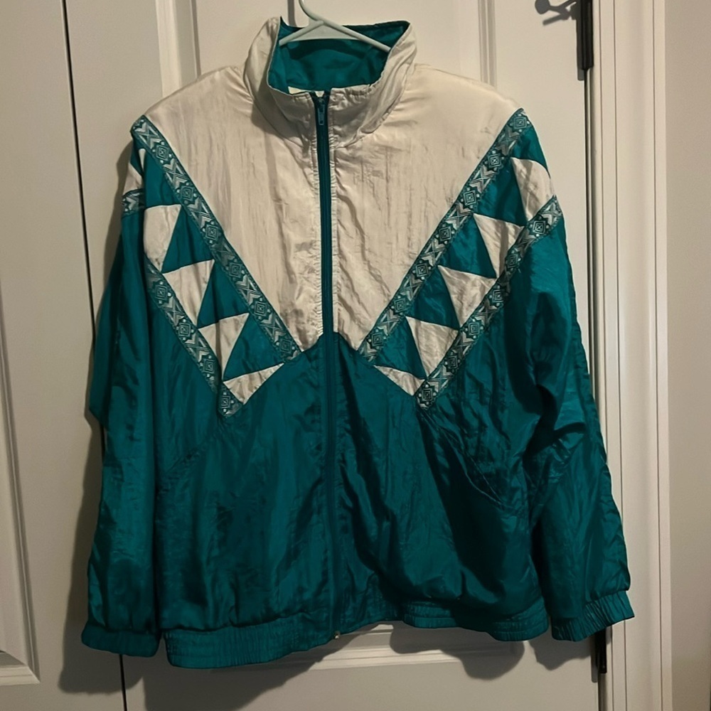 Vintage size L 90’s Bocoo Windbreaker Track Jacket Bomber Great condition!